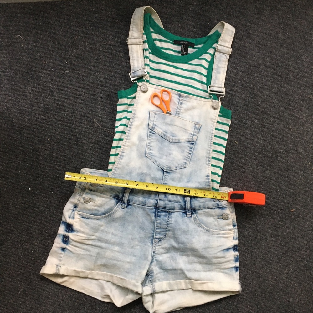 Denim Short-Overalls